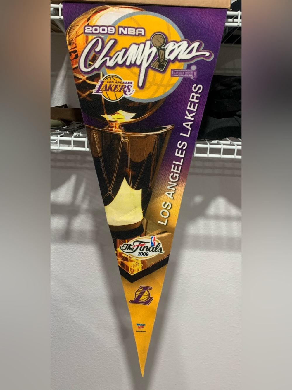 LA Lakers 2009 Finals Champion felt pennant